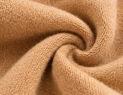Women's Side Ruched Drawstring Knit Sweater – Black & Latte